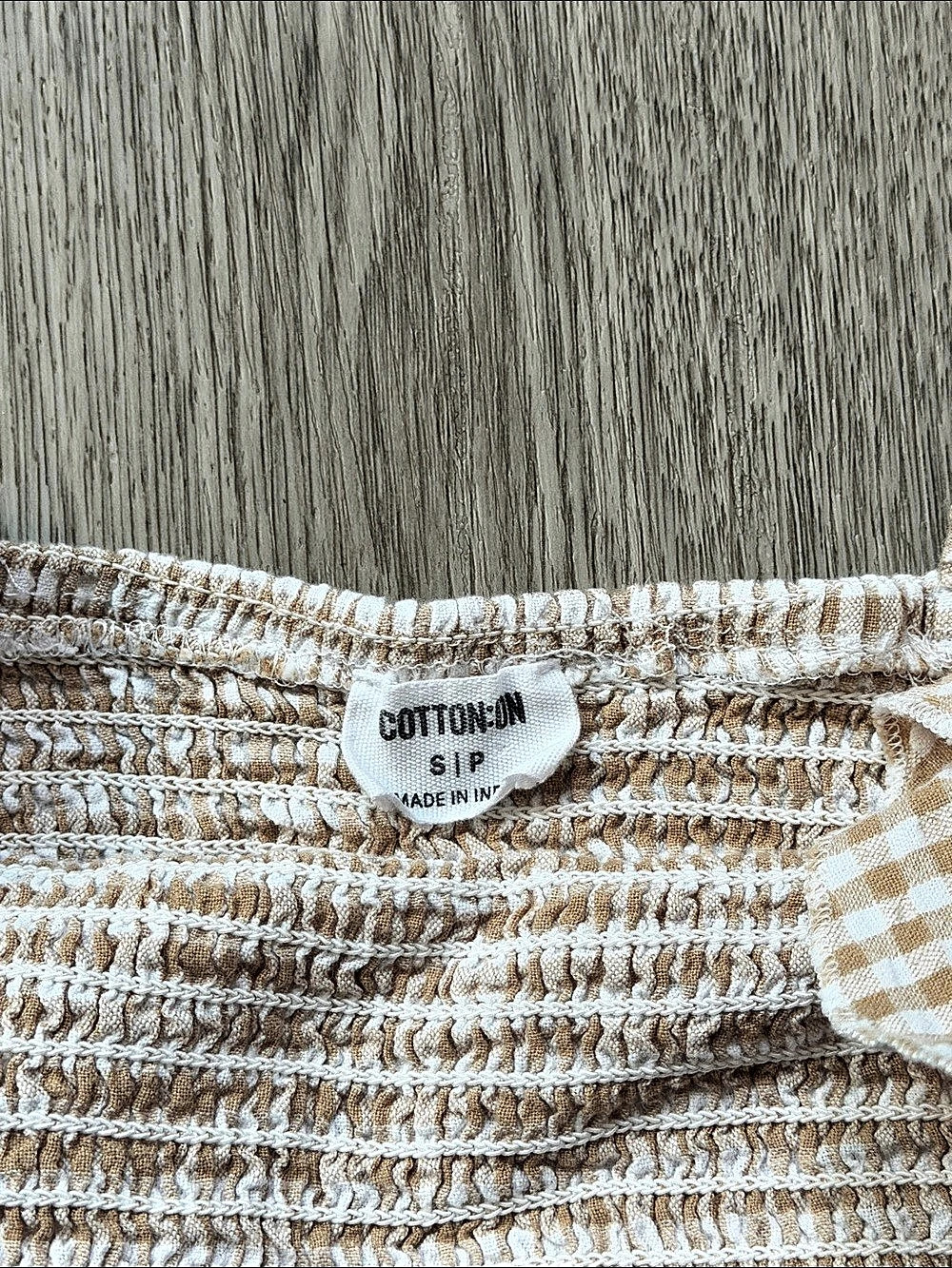 Cotton On Gingham Ruffle - Picture 2 of 2